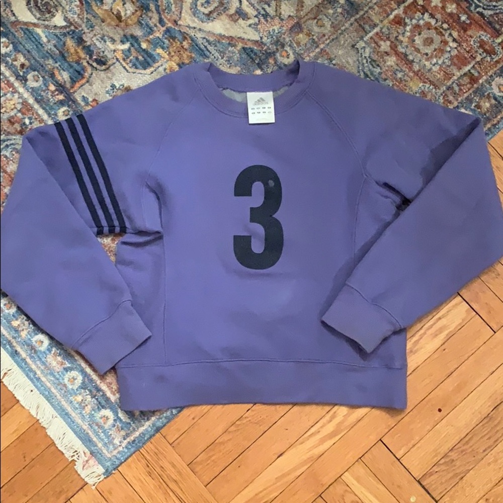 Adidas vintage super soft cropped sweatshirt S
